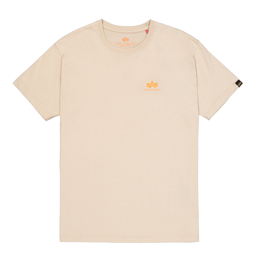 Basic T Small Logo - organic beige