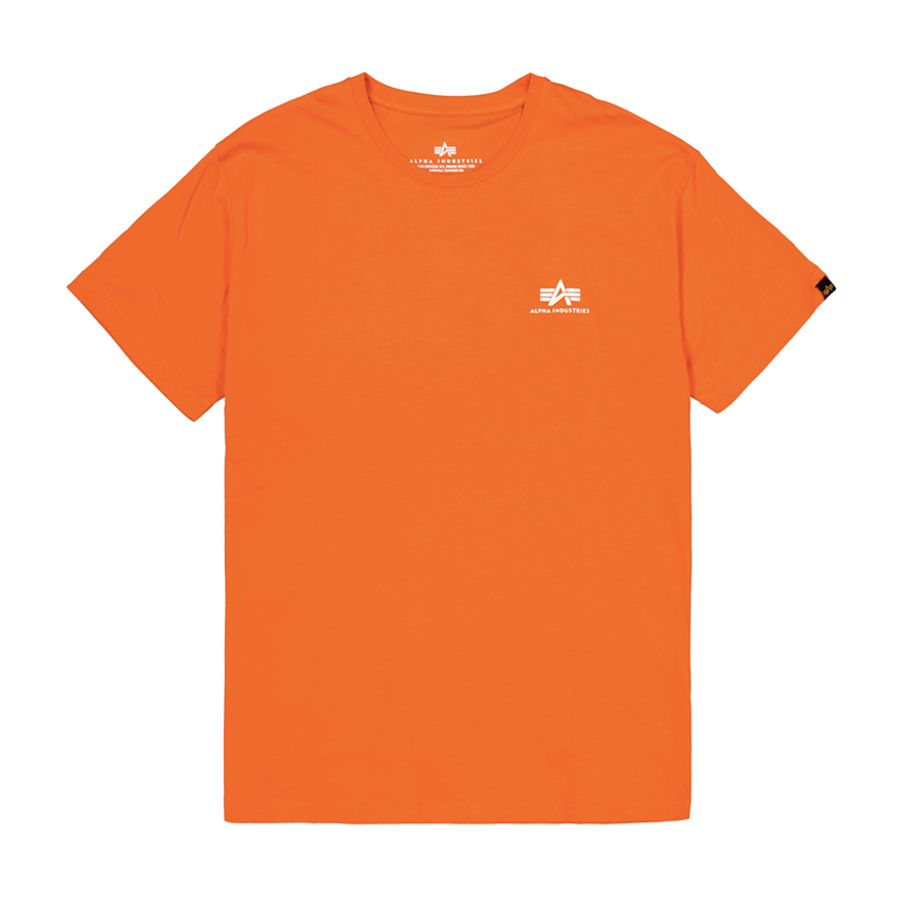 Basic T Small Logo - boost orange
