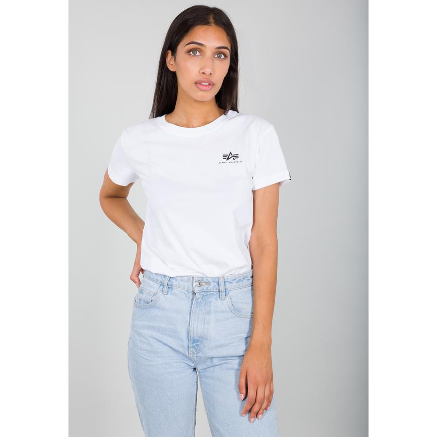Basic T Small Logo Woman - white