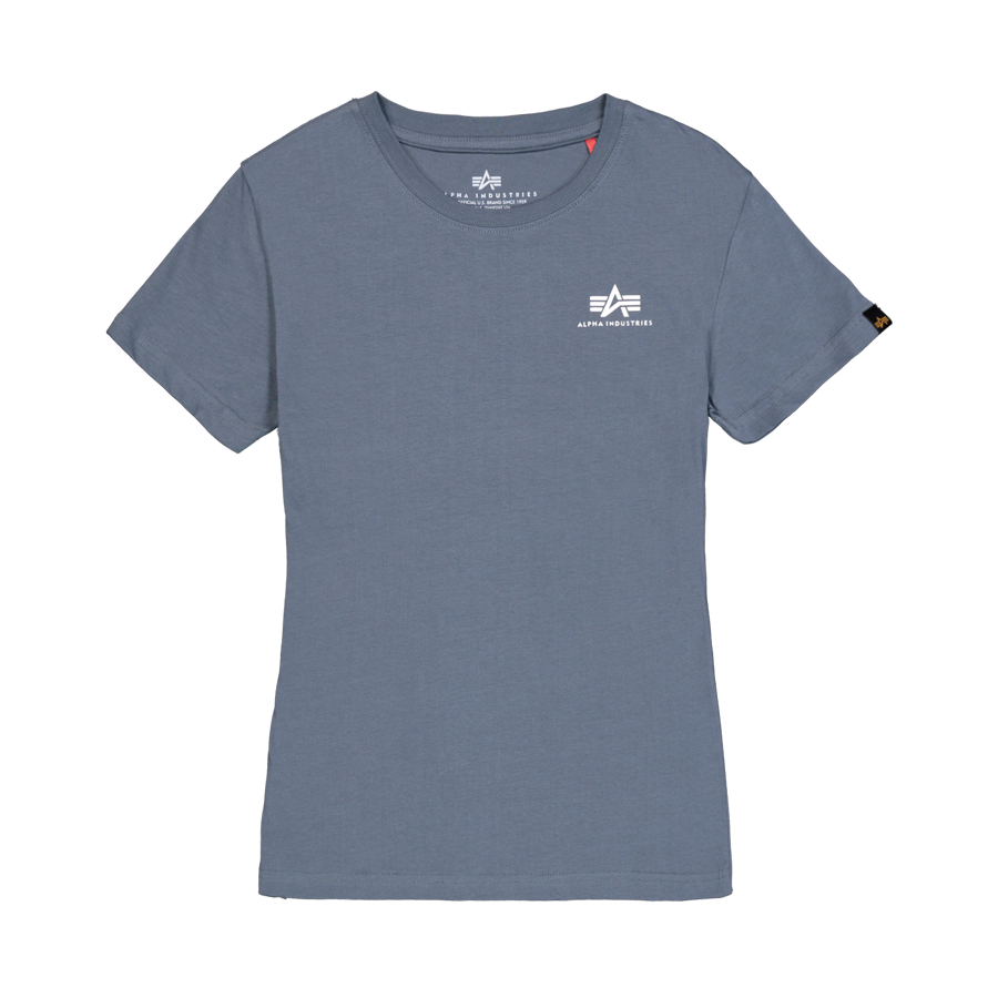Basic T Small Logo Woman - denim blue