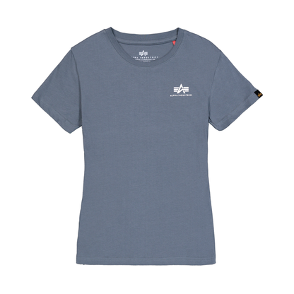 Basic T Small Logo Woman - denim blue