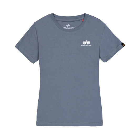 Basic T Small Logo Woman - denim blue