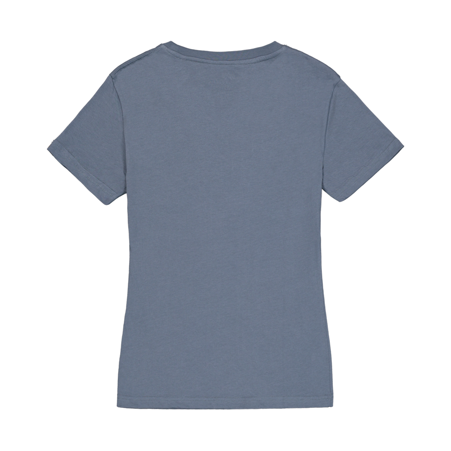 Basic T Small Logo Woman - denim blue