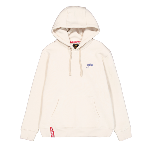 Basic Hoodie Small Logo - vintage white