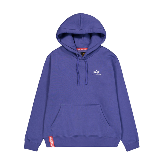 Basic Hoodie Small Logo - night purple