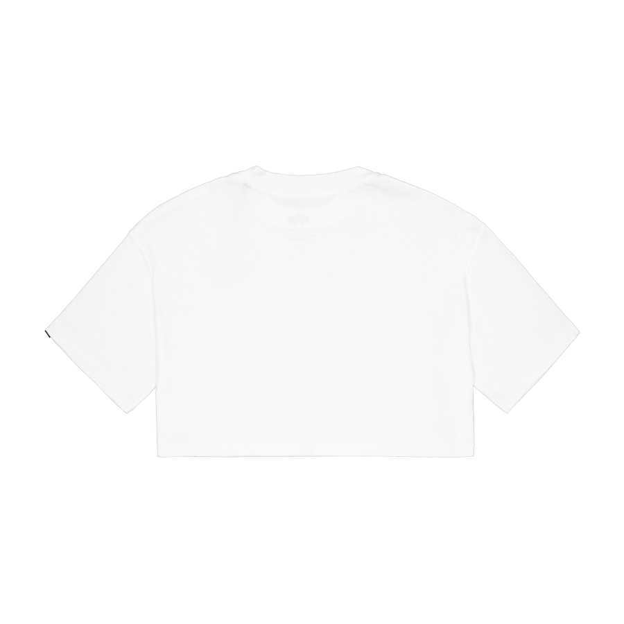 Basic Big Logo Cropped PP T-Shirt Women - white