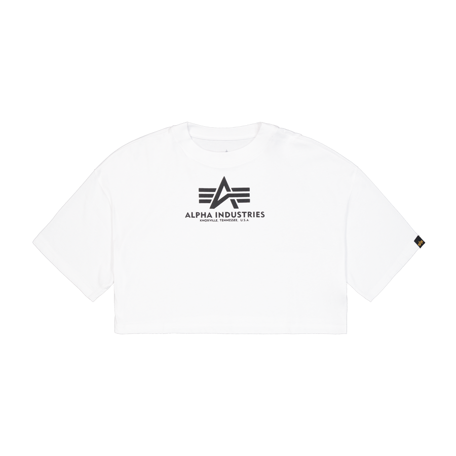 Basic Big Logo Cropped PP T-Shirt Women - white