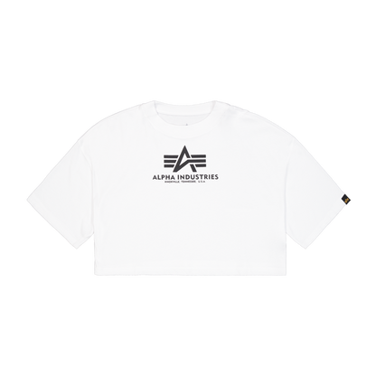 Basic Big Logo Cropped PP T-Shirt Women - white