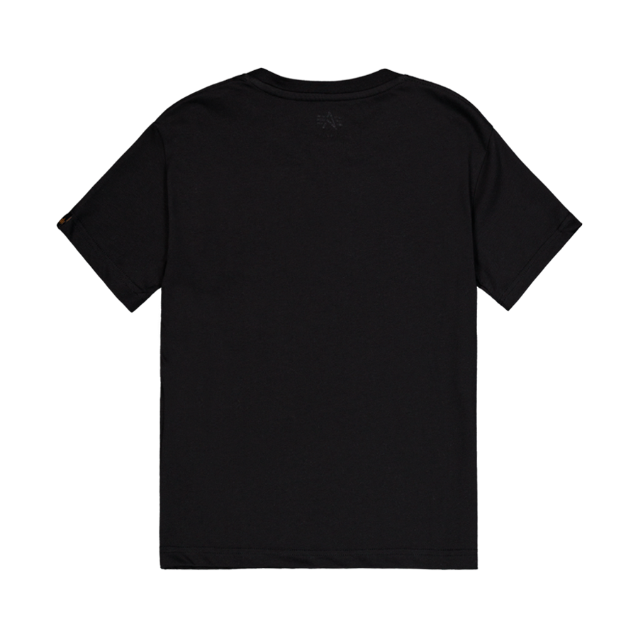 Basic Big Logo Puff Print T-Shirt Women - black