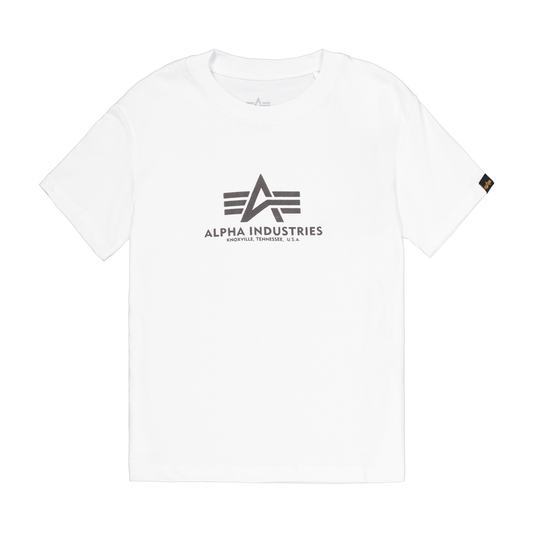 Basic Big Logo Puff Print T-Shirt Women - white
