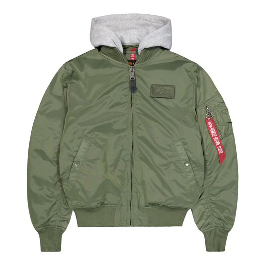 MA-1 TT Hood Two Tone - sage green