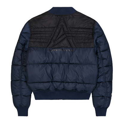 MA-1 Logo Puffer Winter Jacket - ultra navy