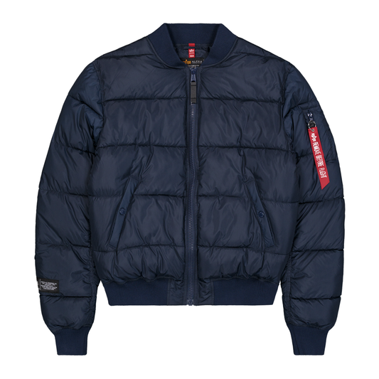 MA-1 Logo Puffer Winter Jacket - ultra navy