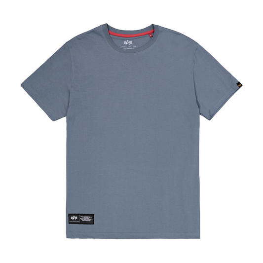 Label Backprint T-Shirt - denim blue