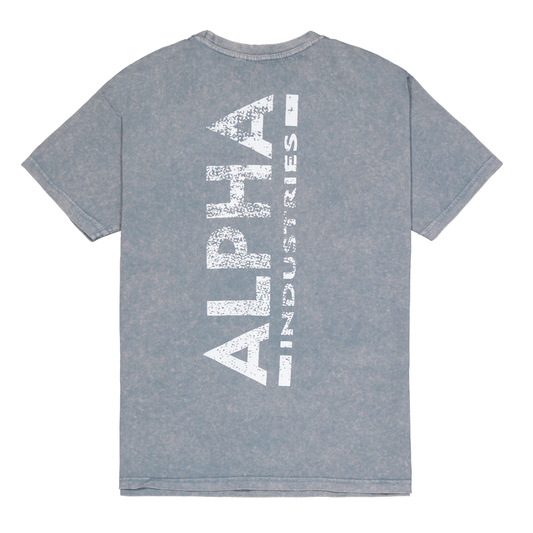 Vintage Backprint T-Shirt - denim blue