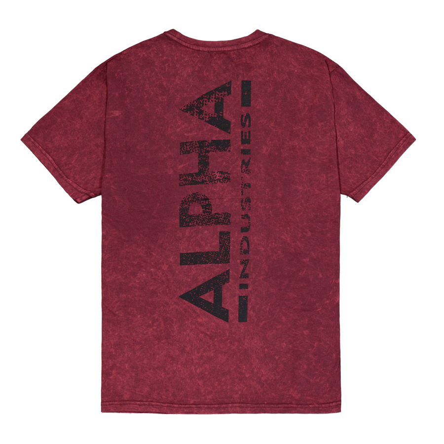 Vintage Backprint T-Shirt - dark cherry