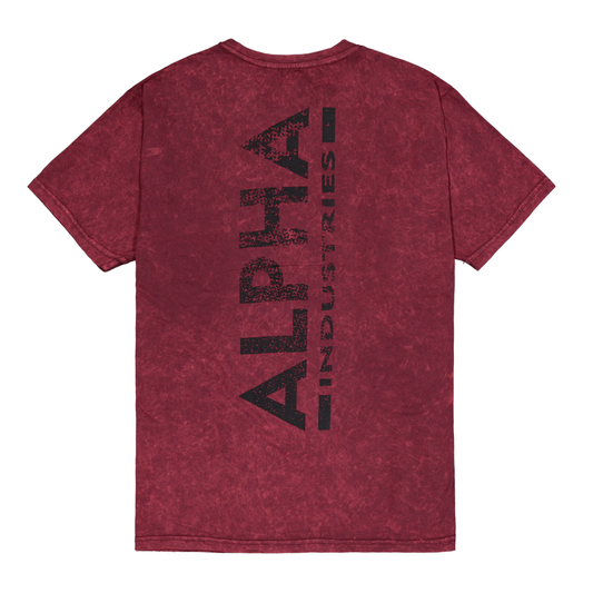 Vintage Backprint T-Shirt - dark cherry