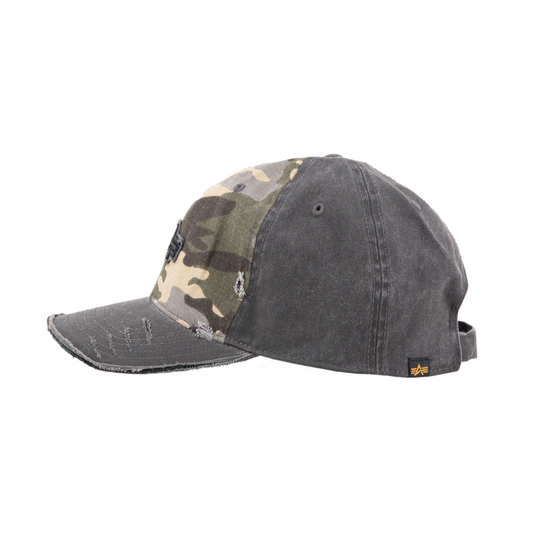 Distressed Logo Camo Cap - wdl camo 65
