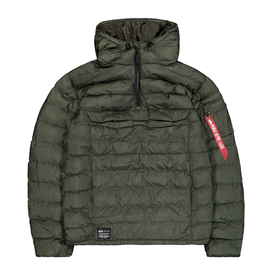 Puffer Anorak - dark olive