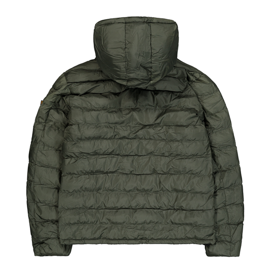 Puffer Anorak - dark olive