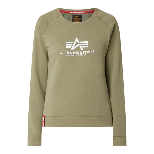 New Basic Sweater Wmn - olive