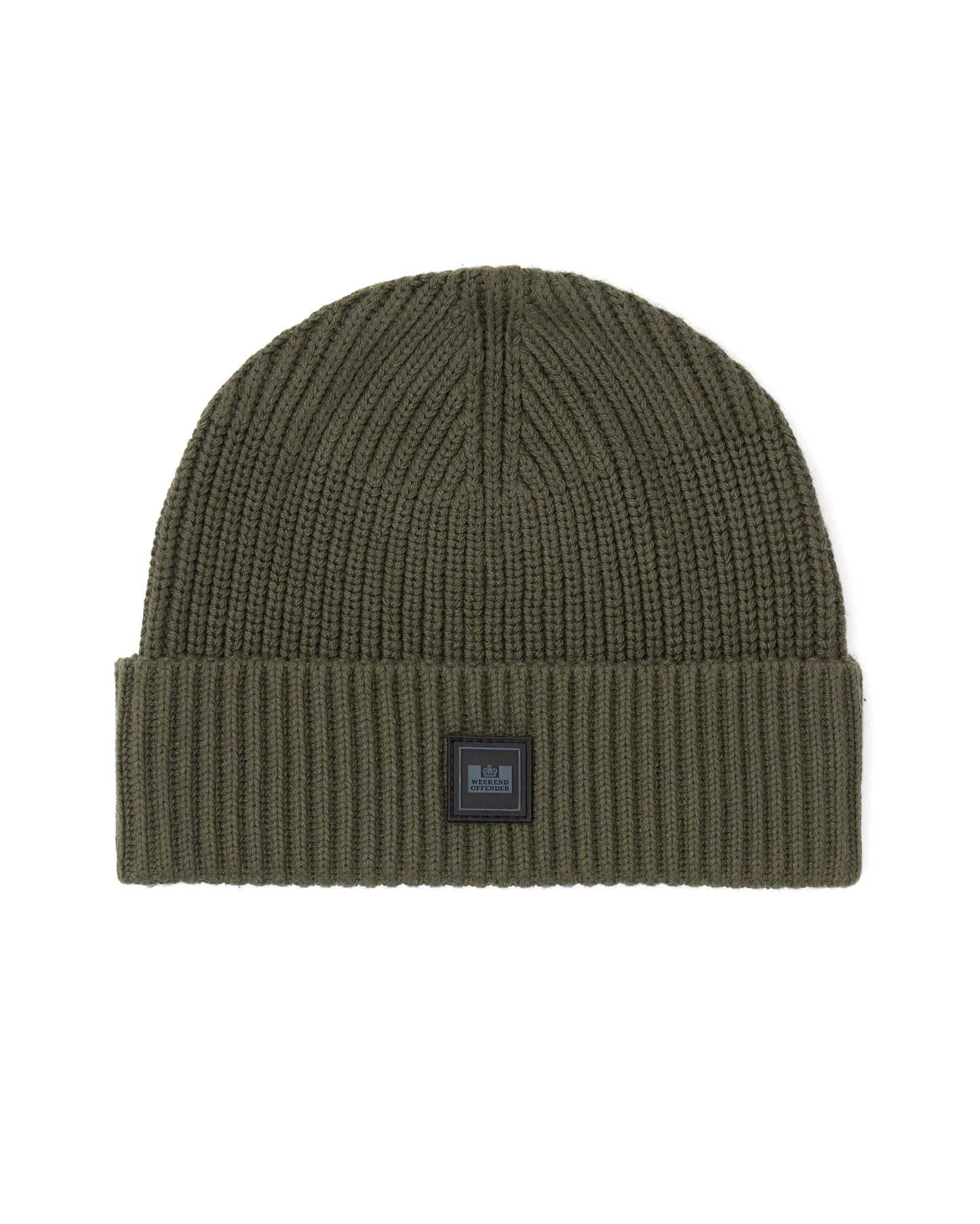 Kettama Rib Knit Beanie - Black Forest Green
