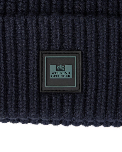 Kettama Rib Knit Beanie - Navy