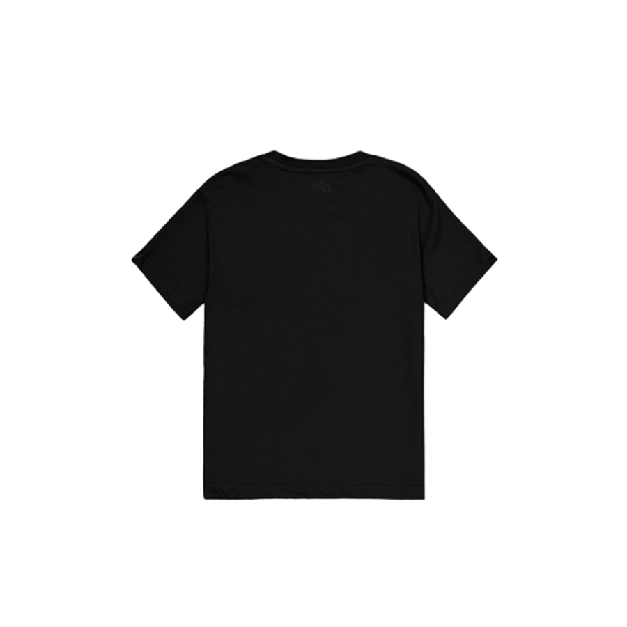 Basic Big Logo Puff Print T-Shirt Women - black