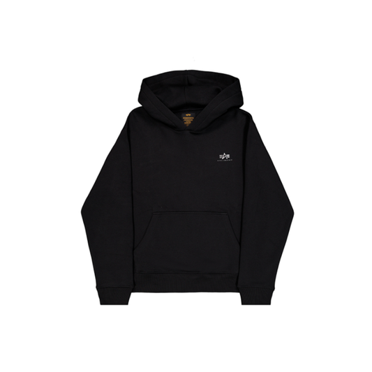 Basic Small Logo TPU Hoodie - black/chrome