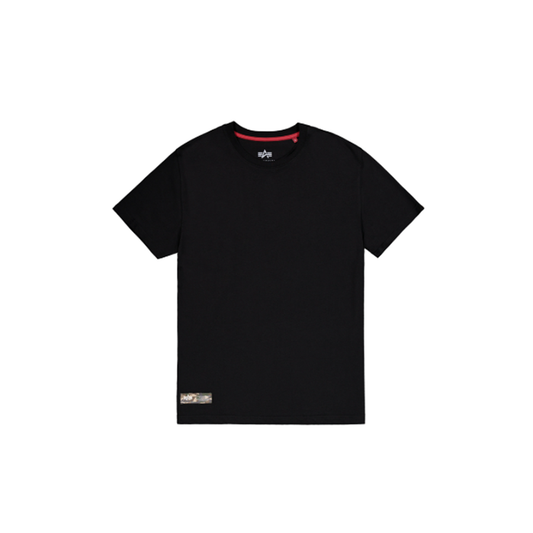 Camo Label Backprint T-Shirt - black
