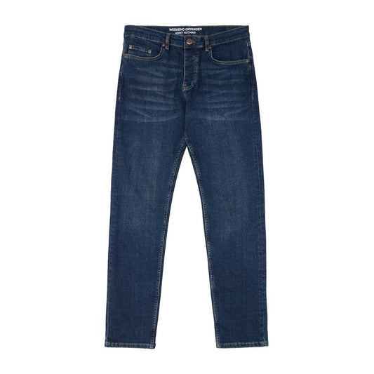 Tapered Denim Jeans - dark vintage