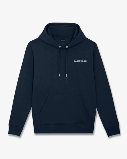 FW25 Hoodie Oval Backprint Filou CLII. - Navy blue
