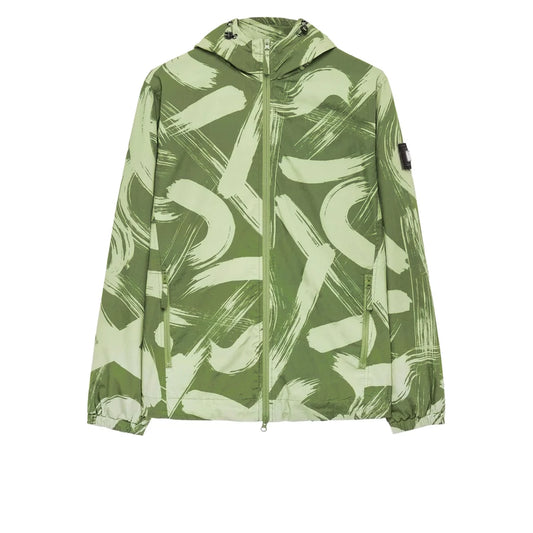 Technician Camo Cotton Jacket - sapling green