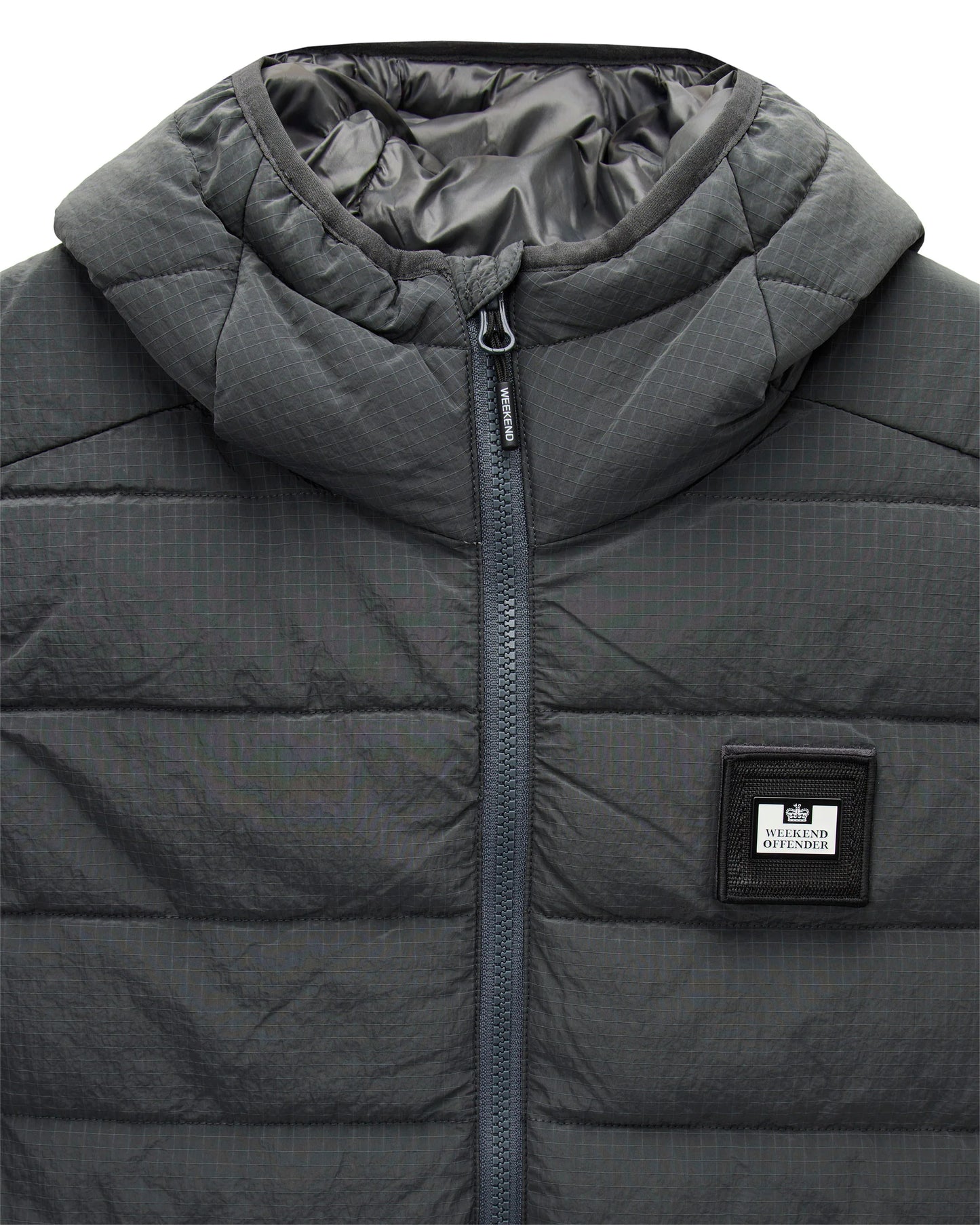 Toronto Hooded Gilet - Cyclone Grey