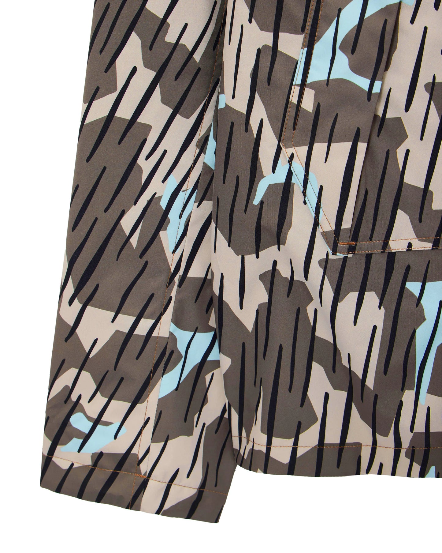 Mercury Camo Reversible Jacket - Tobacco Brown