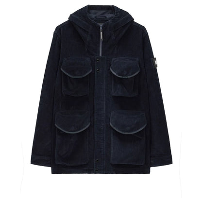 Cotoca Cord Field Jacket - navy