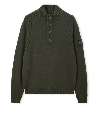 Castillos Wool Jumper - Black Forest Green