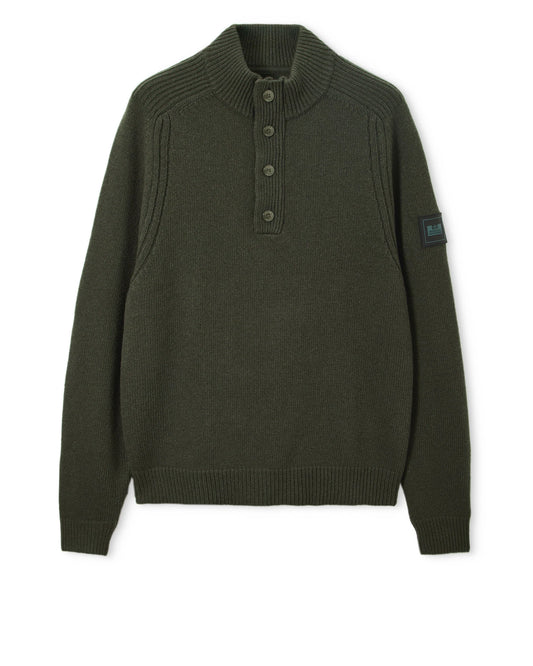Castillos Wool Jumper - Black Forest Green
