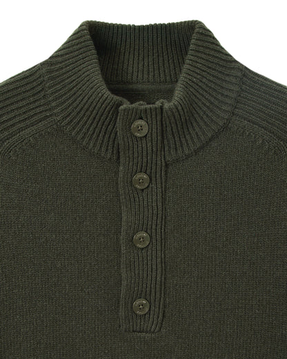 Castillos Wool Jumper - Black Forest Green