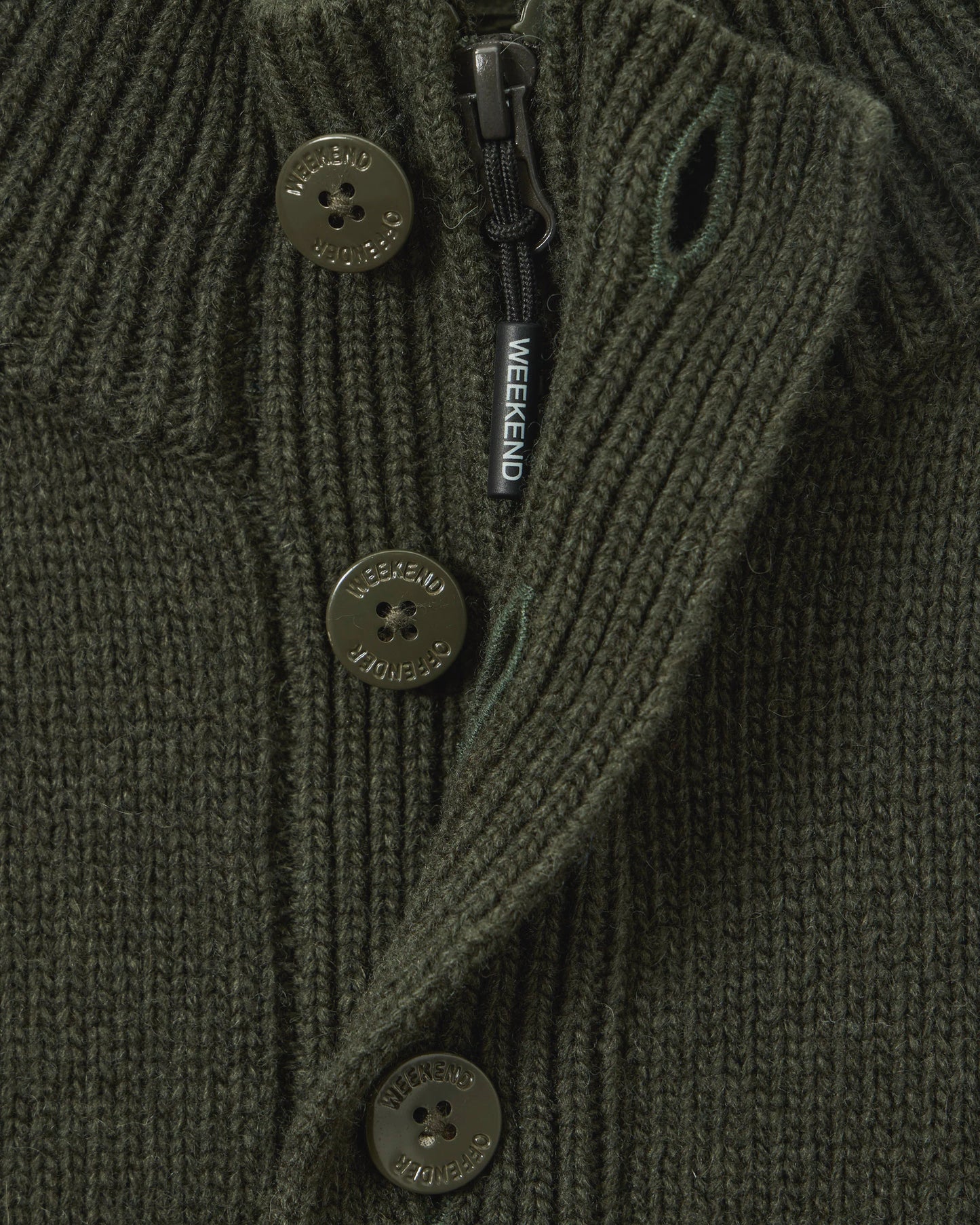 Castillos Wool Jumper - Black Forest Green