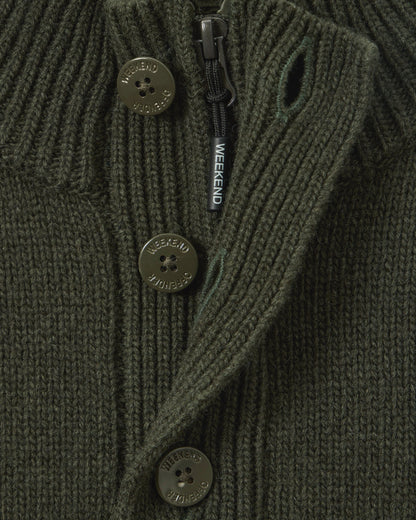Castillos Wool Jumper - Black Forest Green