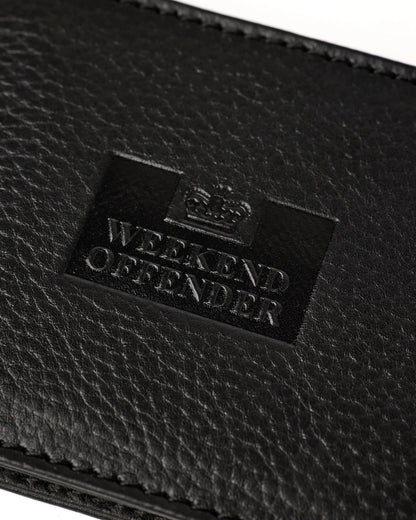 Leather Billfold Wallet With Gift Box - Black