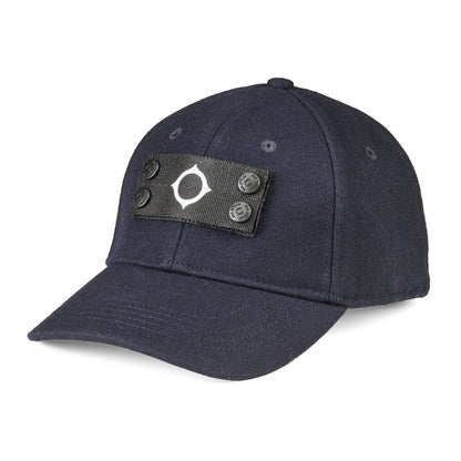 Wool Badge Cap - Ink Navy