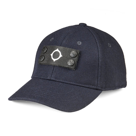 Wool Badge Cap - Ink Navy