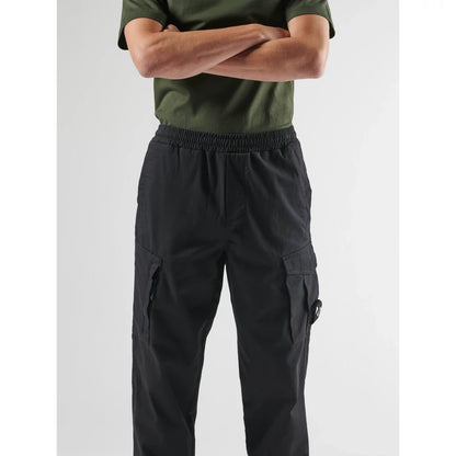 Elasticated Pant  - jet black