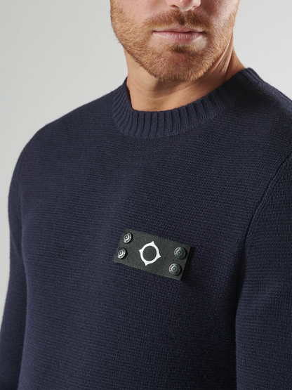 Montage Crew Knit - Ink Navy