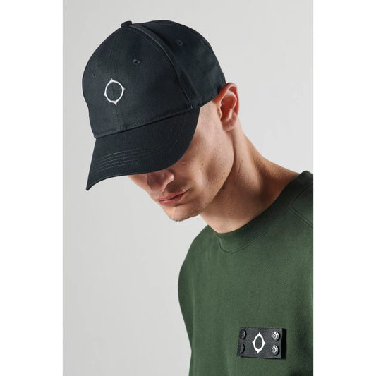 Cotton Logo Cap - Jet Black