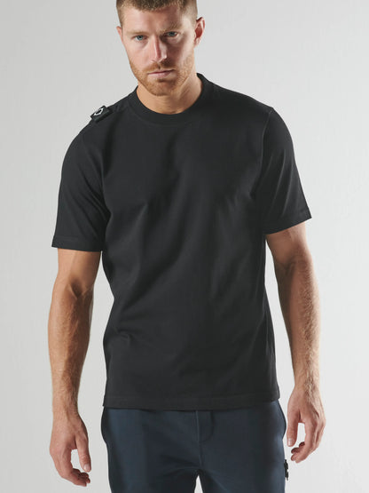 Badge Tee - Jet Black
