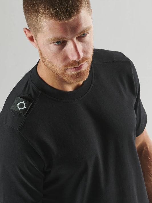 Badge Tee - Jet Black