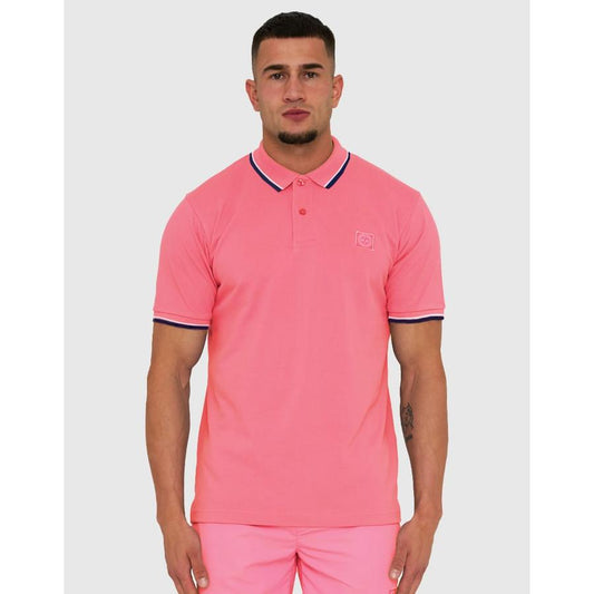 Tipped Polo Shirt - Salmon
